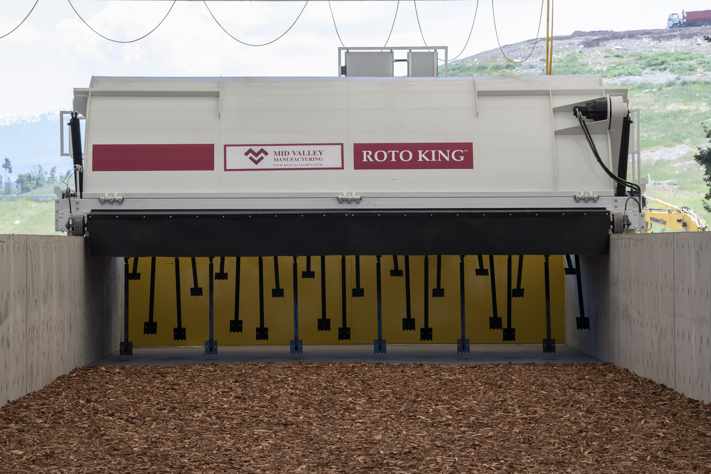 Mid Valley Mfg's Roto King Compost Turner Equipment